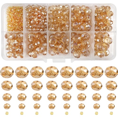 Facettenperlen perlen set glas - facettenperlen,