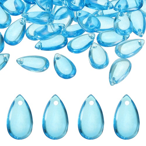 100pcs kristall tropfenperlen - 100pcs, kristall-tropfenperlen